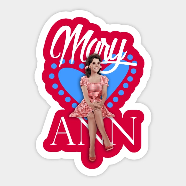 Mary Ann Sticker by art_by_suzie